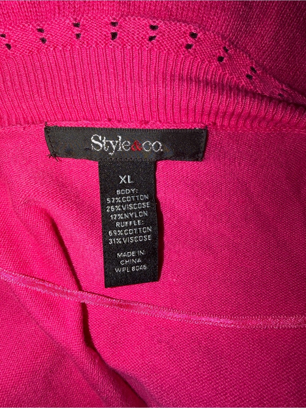 🩷 Style & Co. Ruffled Short-Sleeve Cardigan - Picture 5 of 5